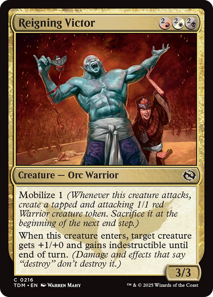 Reigning Victor [Tarkir: Dragonstorm] | Gaming Infinity