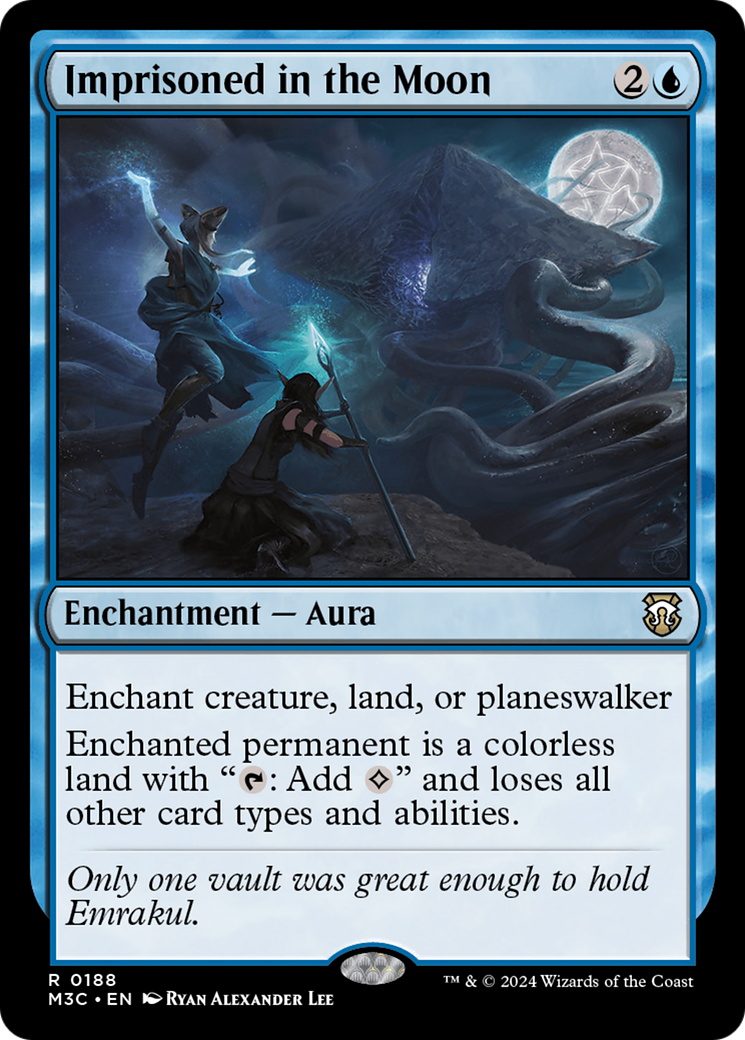 Imprisoned in the Moon (Ripple Foil) [Modern Horizons 3 Commander] | Gaming Infinity