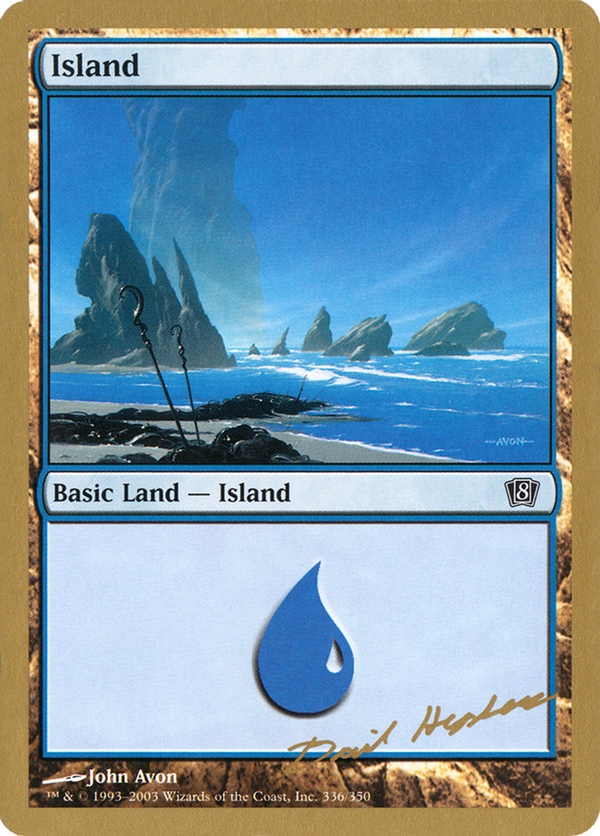 Island (dh336) (Dave Humpherys) [World Championship Decks 2003] | Gaming Infinity