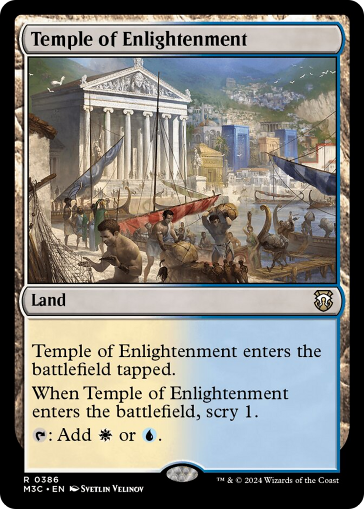 Temple of Enlightenment (Ripple Foil) [Modern Horizons 3 Commander] | Gaming Infinity