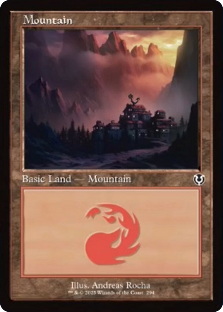 Mountain (294) (Retro Frame) [Innistrad Remastered] | Gaming Infinity