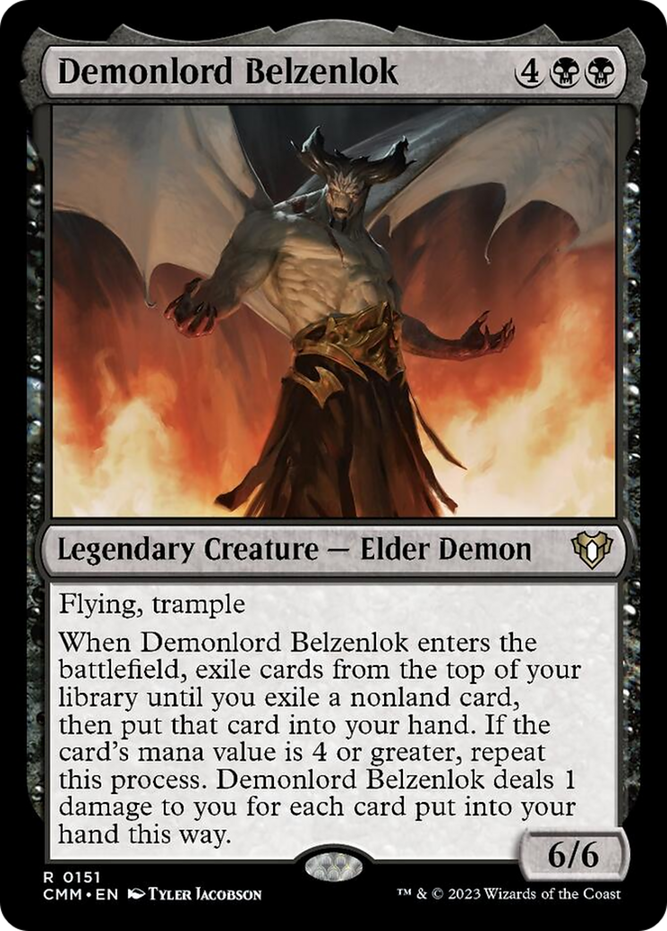 Demonlord Belzenlok [Commander Masters] | Gaming Infinity