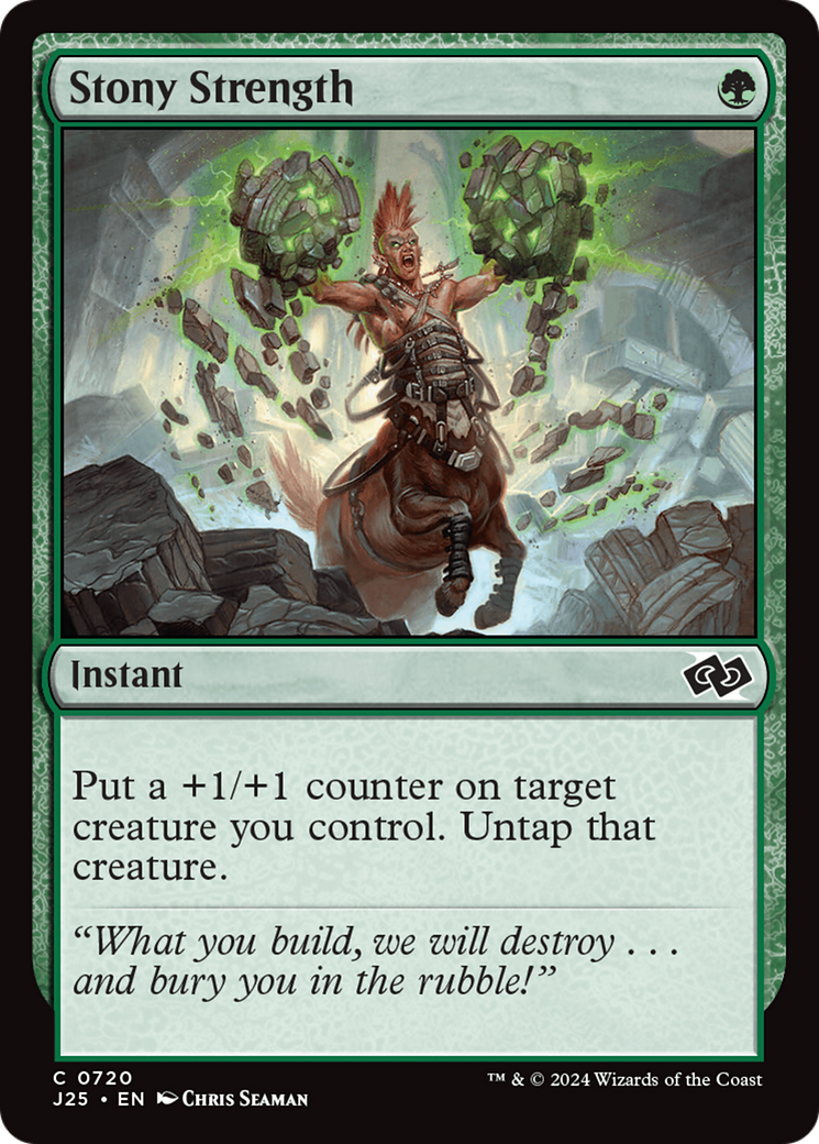 Stony Strength [Foundations Jumpstart] | Gaming Infinity