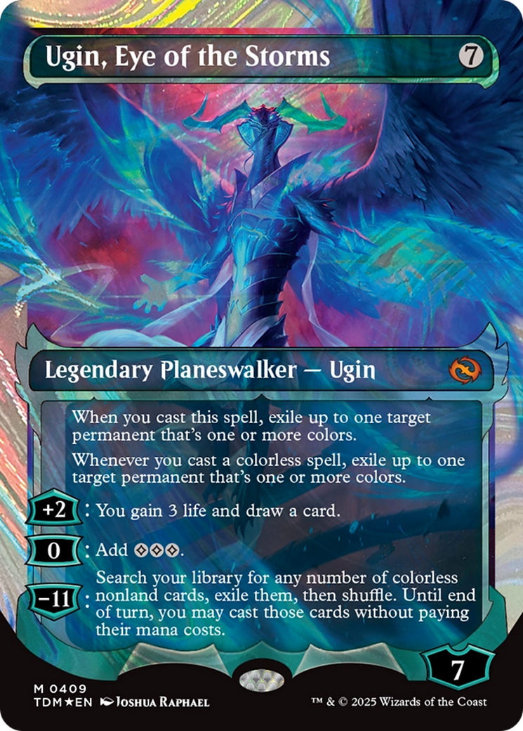 Ugin, Eye of the Storms (Showcase) (Halo Foil) [Tarkir: Dragonstorm] | Gaming Infinity