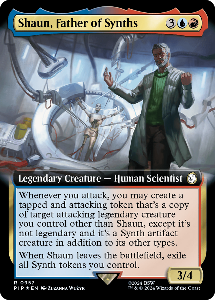 Shaun, Father of Synths (Extended Art) (Surge Foil) [Fallout] | Gaming Infinity