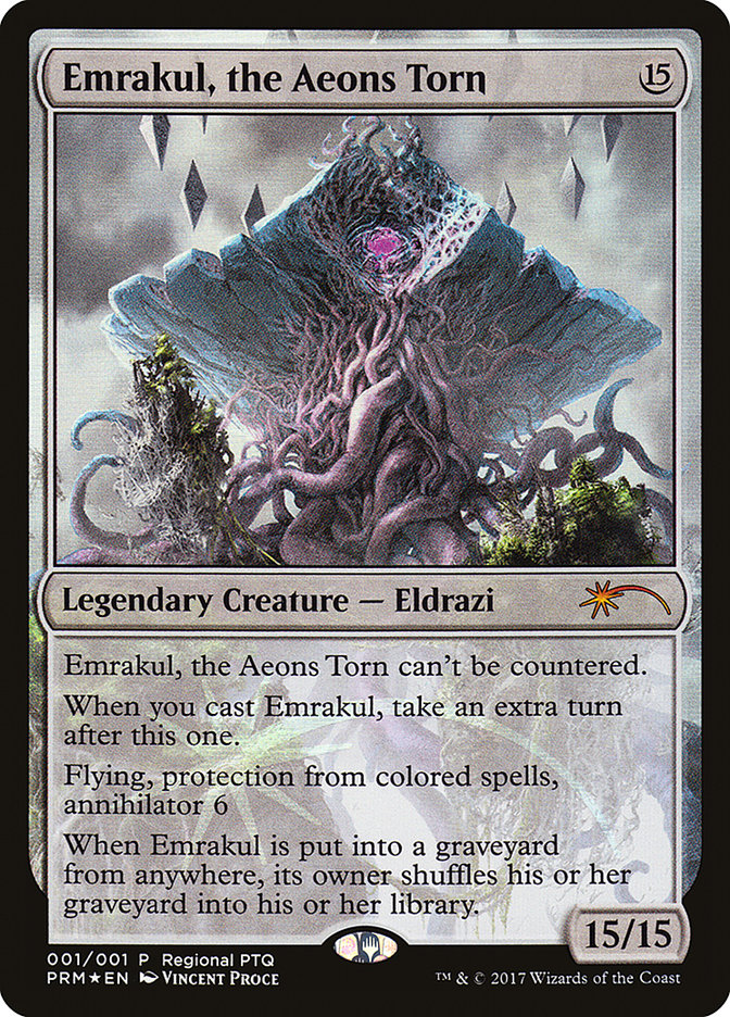 Emrakul, the Aeons Torn (Regional PTQ) [Pro Tour Promos] | Gaming Infinity