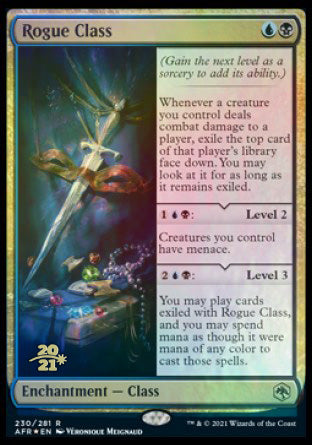 Rogue Class [Dungeons & Dragons: Adventures in the Forgotten Realms Prerelease Promos] | Gaming Infinity