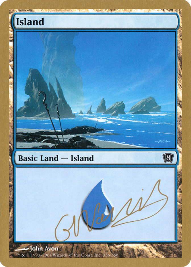 Island (gn336) (Gabriel Nassif) [World Championship Decks 2004] | Gaming Infinity