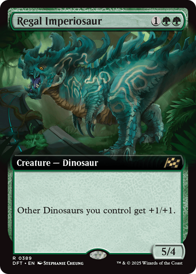 Regal Imperiosaur (Extended Art) [Aetherdrift] | Gaming Infinity