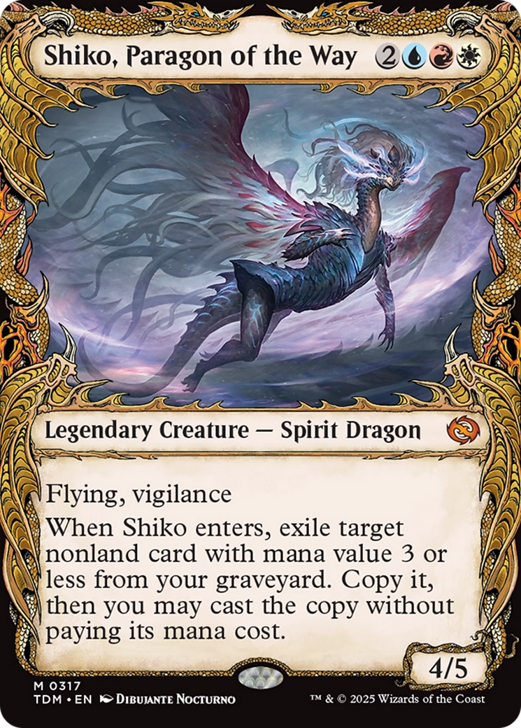 Shiko, Paragon of the Way (Showcase) [Tarkir: Dragonstorm] | Gaming Infinity