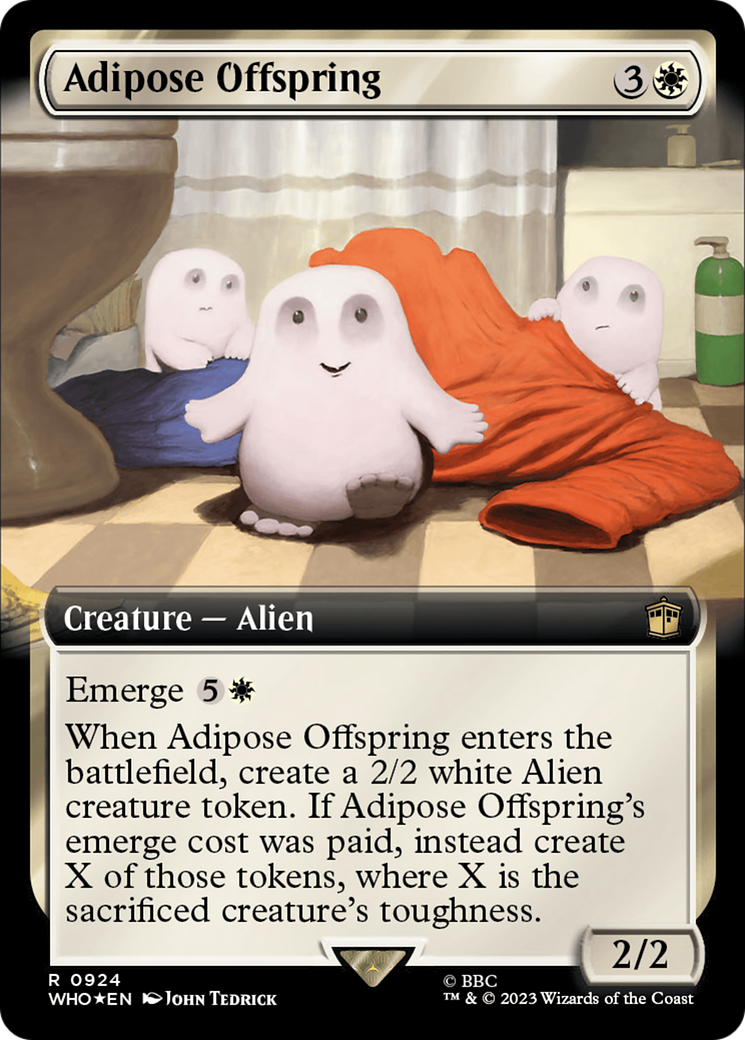 Adipose Offspring (Extended Art) (Surge Foil) [Doctor Who] | Gaming Infinity