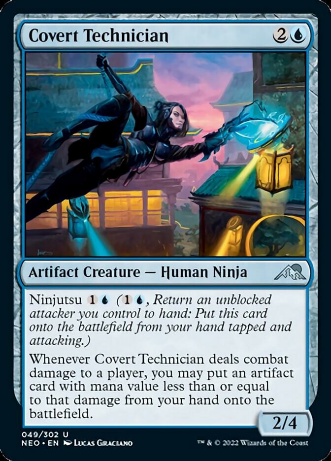 Covert Technician [Kamigawa: Neon Dynasty] | Gaming Infinity