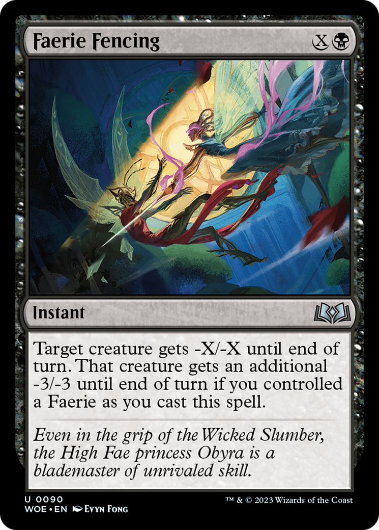Faerie Fencing [Wilds of Eldraine] | Gaming Infinity