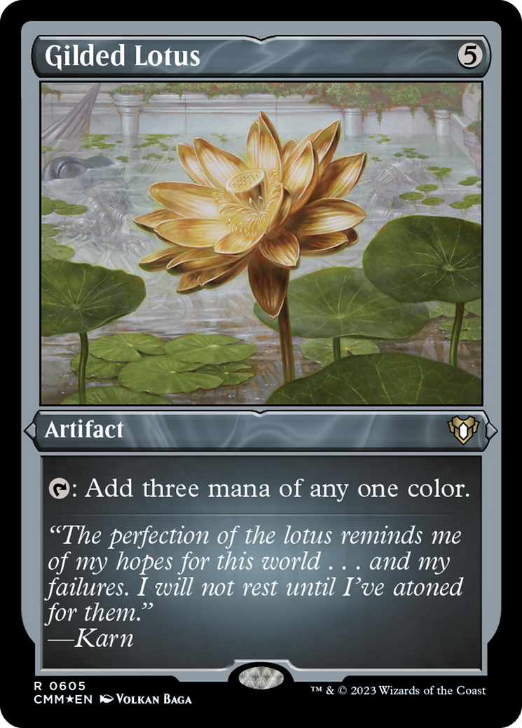 Gilded Lotus (Foil Etched) [Commander Masters] | Gaming Infinity