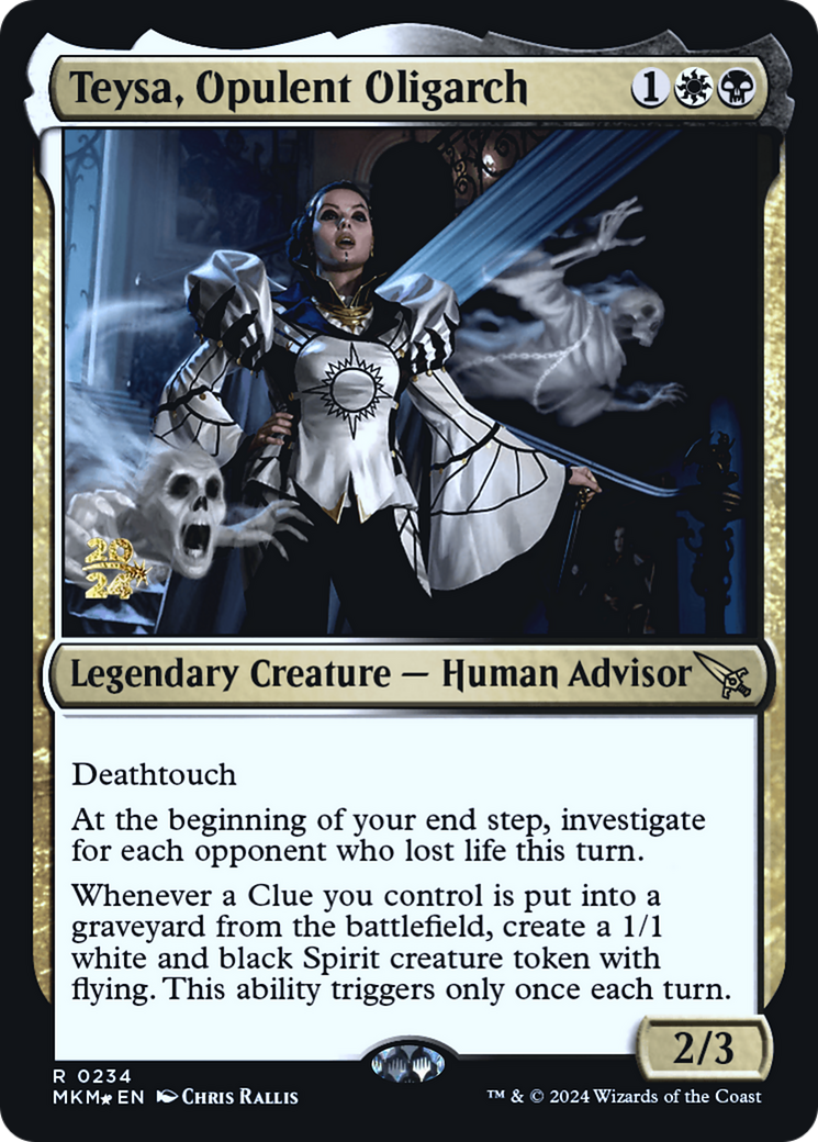 Teysa, Opulent Oligarch [Murders at Karlov Manor Prerelease Promos] | Gaming Infinity