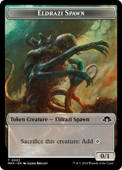 Eldrazi Spawn // Spirit (0028) Double-Sided Token [Modern Horizons 3 Tokens] | Gaming Infinity