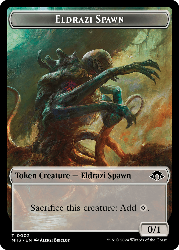 Eldrazi Spawn // Rat Double-Sided Token [Modern Horizons 3 Tokens] | Gaming Infinity