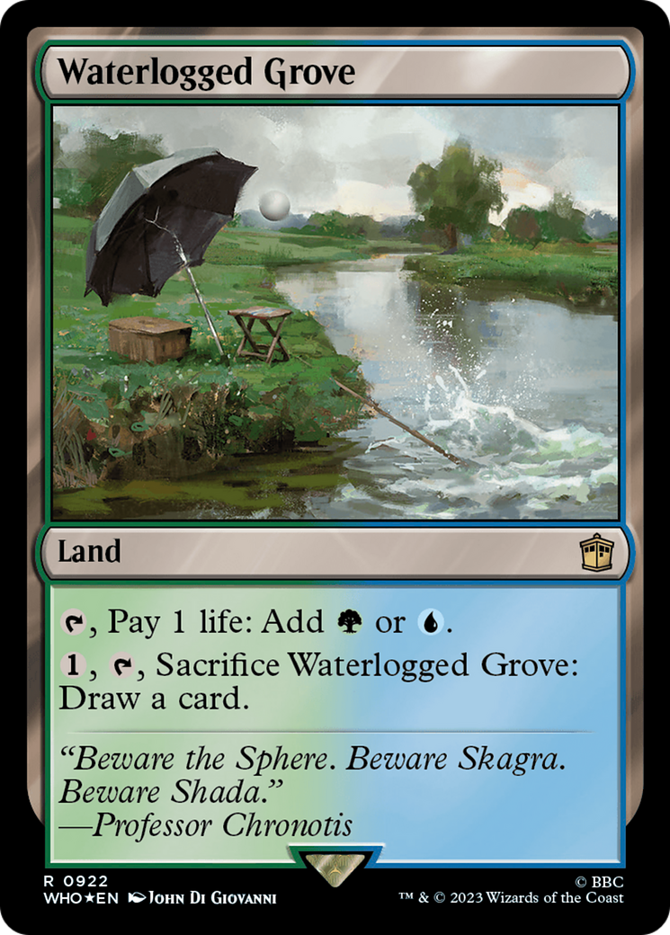 Waterlogged Grove (Surge Foil) [Doctor Who] | Gaming Infinity