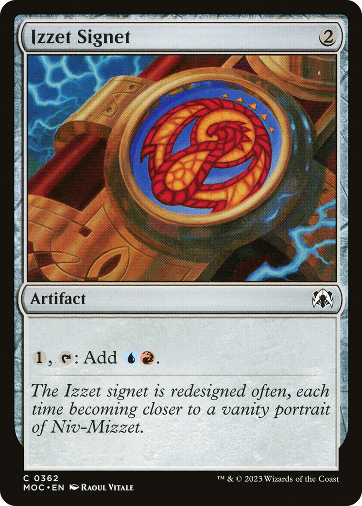 Izzet Signet [March of the Machine Commander] | Gaming Infinity