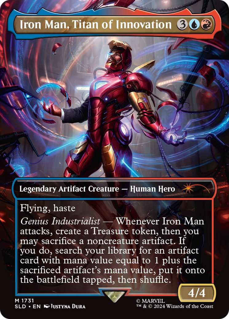 Iron Man, Titan of Innovation (Rainbow Foil) [Secret Lair Drop Series] | Gaming Infinity