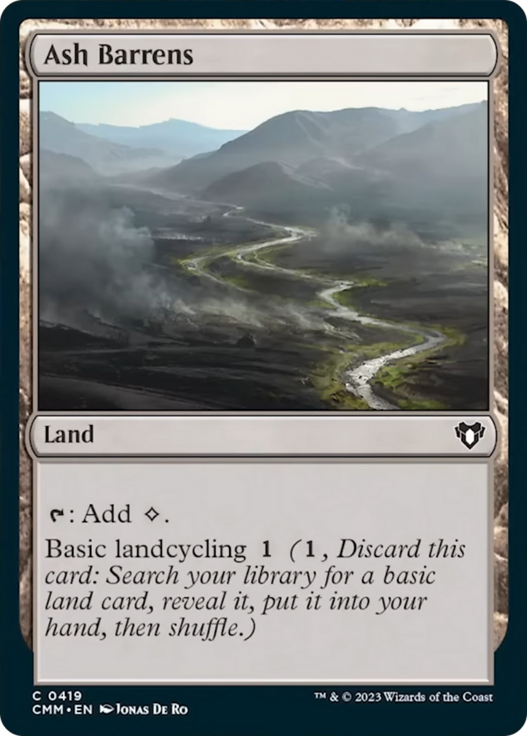 Ash Barrens [Commander Masters] | Gaming Infinity