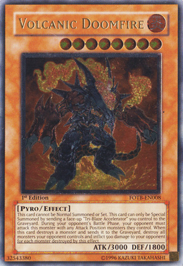 Volcanic Doomfire [FOTB-EN008] Ultimate Rare | Gaming Infinity
