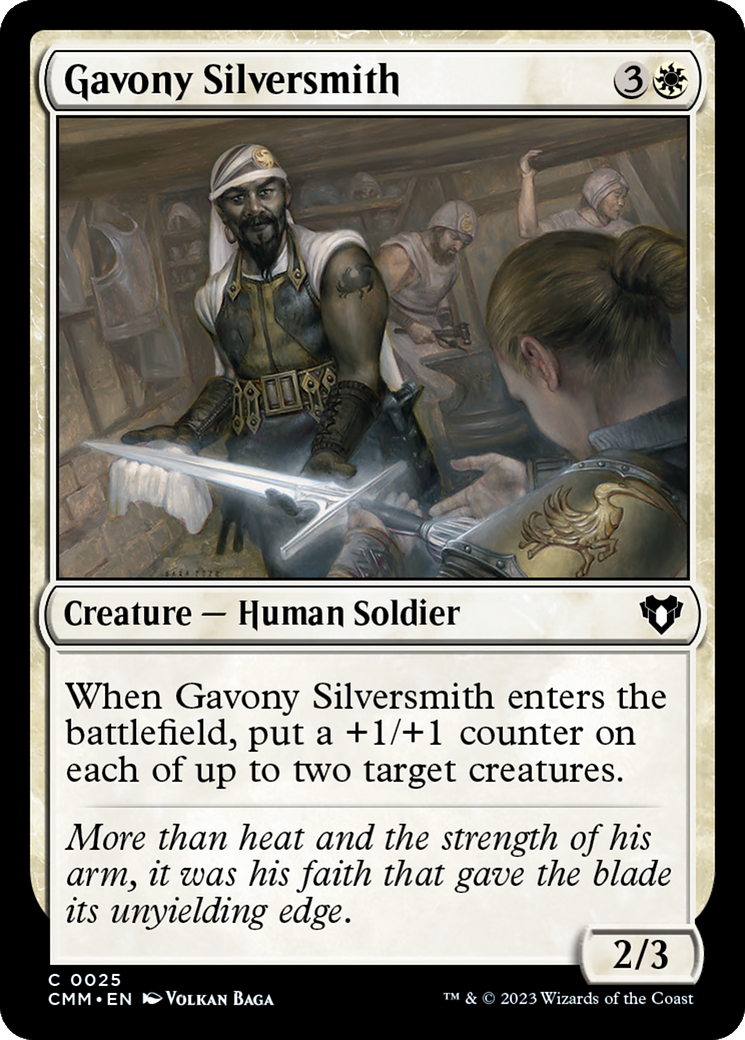 Gavony Silversmith [Commander Masters] | Gaming Infinity