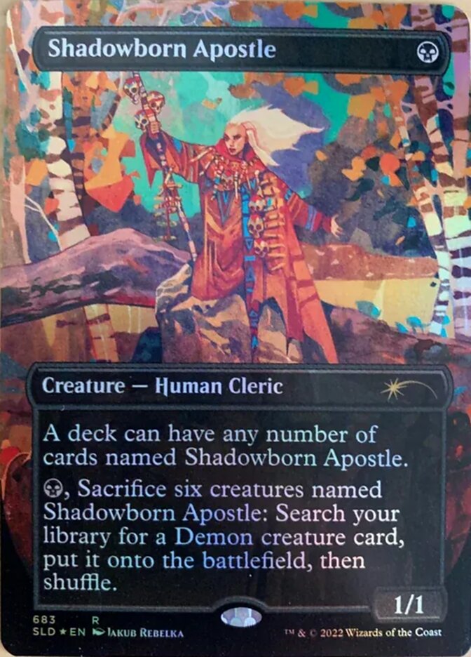 Shadowborn Apostle (Borderless) (683) [Secret Lair Drop Promos] | Gaming Infinity