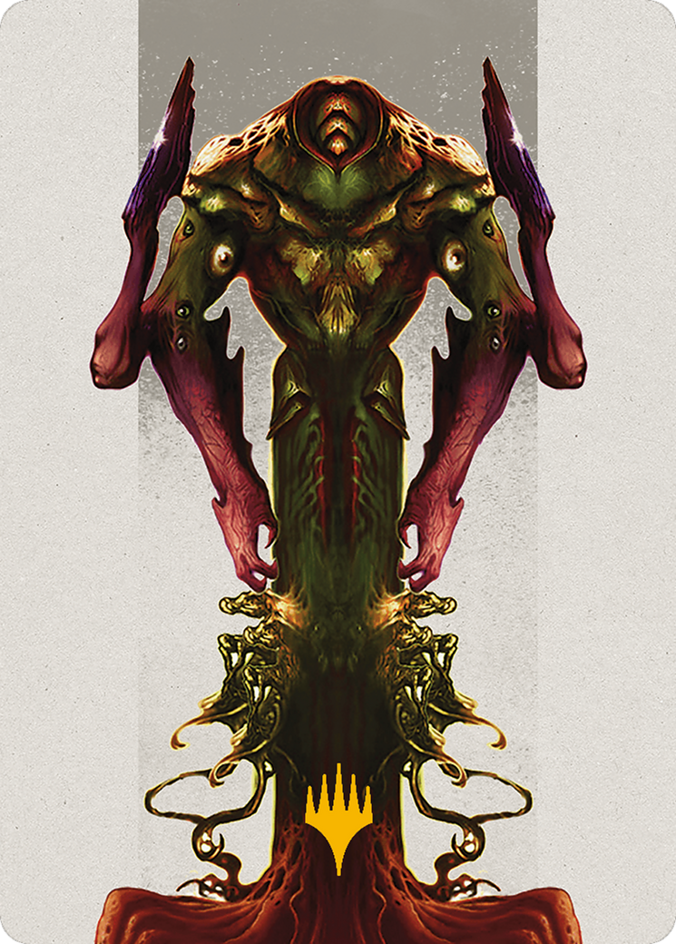 Kozilek, the Broken Reality Art Card (Gold-Stamped Planeswalker Symbol) [Modern Horizons 3 Art Series] | Gaming Infinity