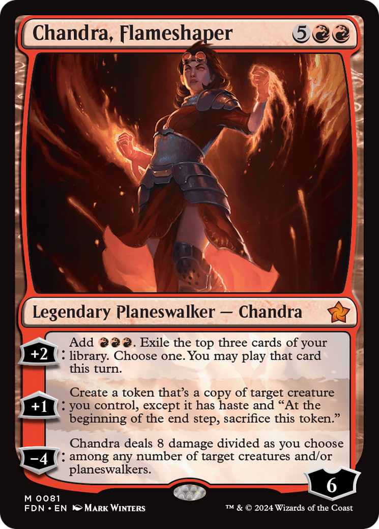 Chandra, Flameshaper [Foundations] | Gaming Infinity