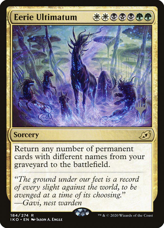 Eerie Ultimatum (Promo Pack) [Ikoria: Lair of Behemoths Promos] | Gaming Infinity