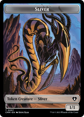 Copy (54) // Sliver Double-Sided Token [Commander Masters Tokens] | Gaming Infinity