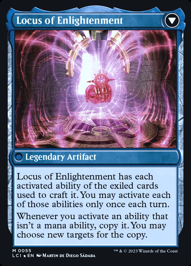 The Enigma Jewel // Locus of Enlightenment [The Lost Caverns of Ixalan Prerelease Cards] | Gaming Infinity