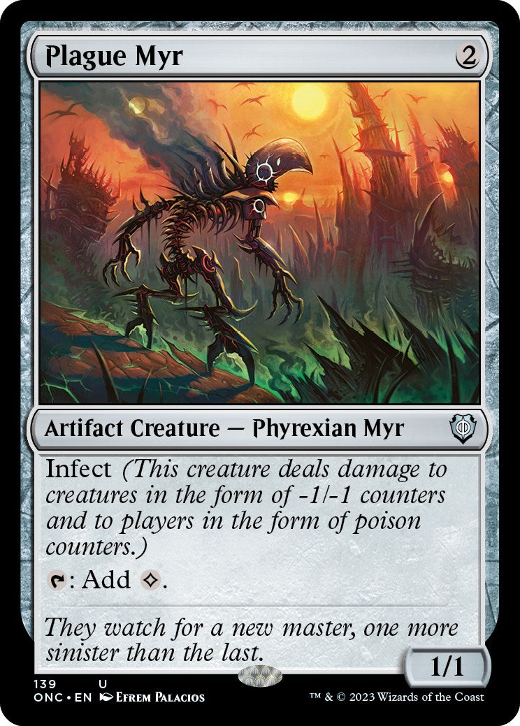 Plague Myr [Phyrexia: All Will Be One Commander] | Gaming Infinity