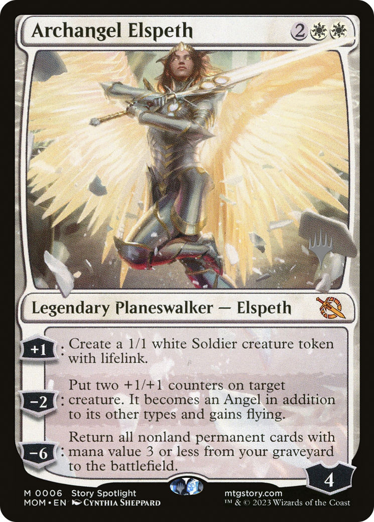 Archangel Elspeth (Promo Pack) [March of the Machine Promos] | Gaming Infinity