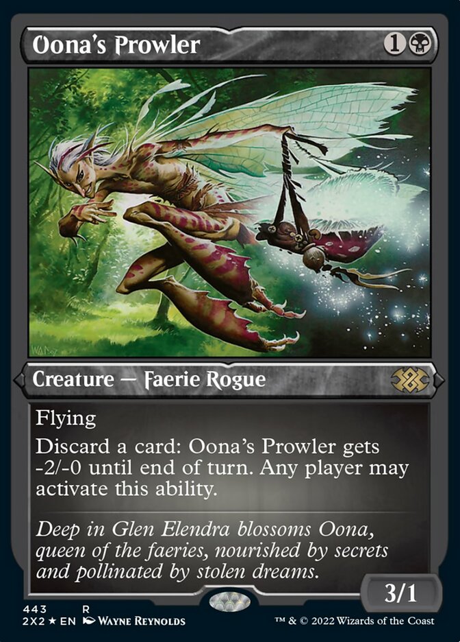 Oona's Prowler (Foil Etched) [Double Masters 2022] | Gaming Infinity