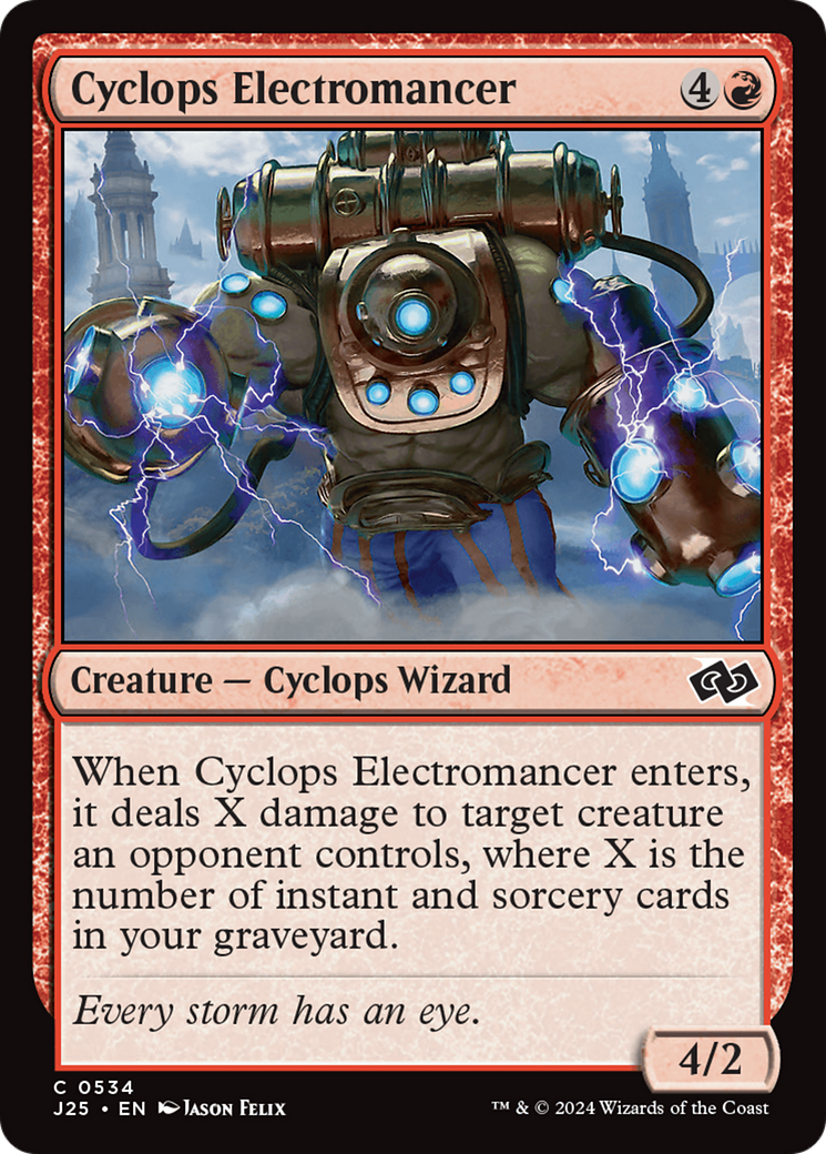 Cyclops Electromancer [Foundations Jumpstart] | Gaming Infinity