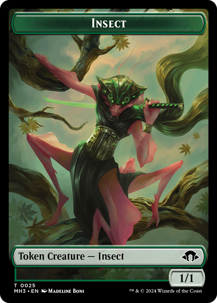 Eldrazi Spawn // Insect (0025) Double-Sided Token [Modern Horizons 3 Tokens] | Gaming Infinity