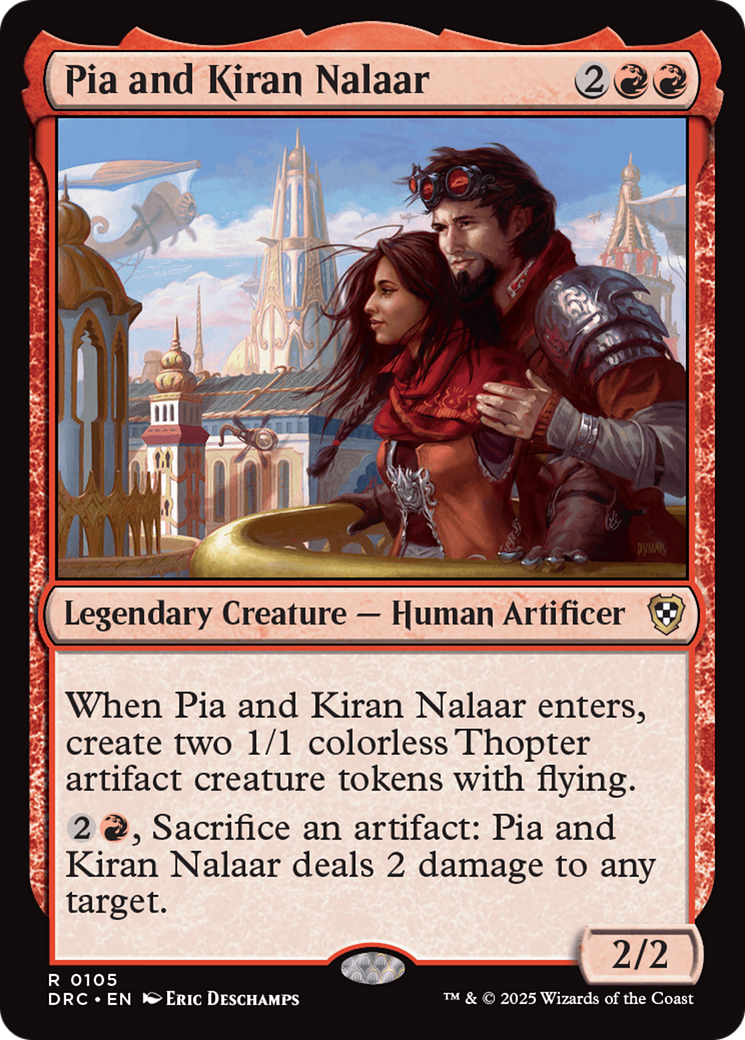 Pia and Kiran Nalaar [Aetherdrift Commander] | Gaming Infinity