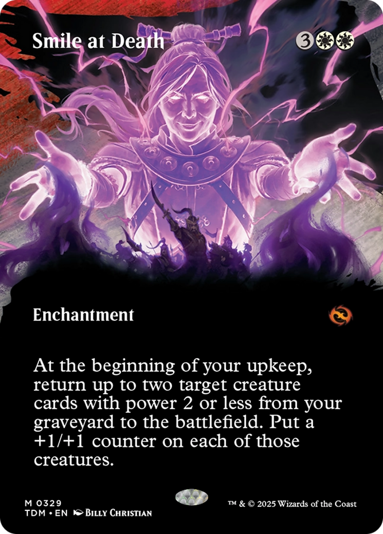 Smile at Death (Borderless) [Tarkir: Dragonstorm] | Gaming Infinity