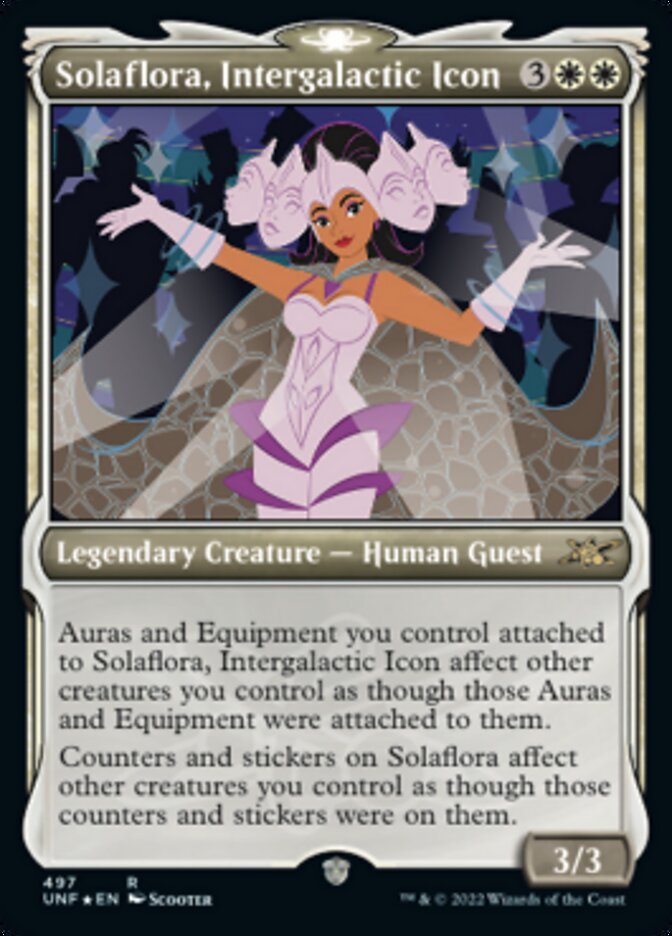 Solaflora, Intergalactic Icon (Showcase) (Galaxy Foil) [Unfinity] | Gaming Infinity