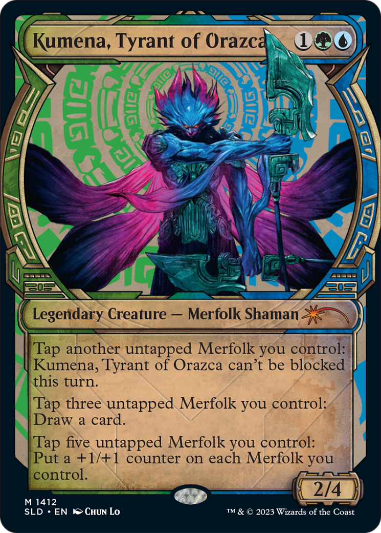 Kumena, Tyrant of Orazca (Rainbow Foil) [Secret Lair Drop Series] | Gaming Infinity