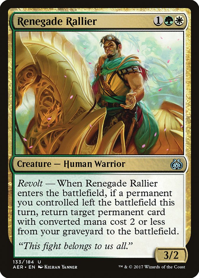 Renegade Rallier [Aether Revolt] | Gaming Infinity