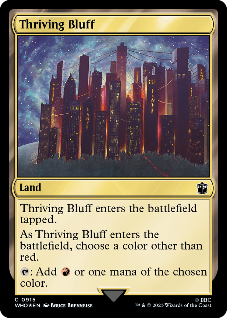 Thriving Bluff (Surge Foil) [Doctor Who] | Gaming Infinity