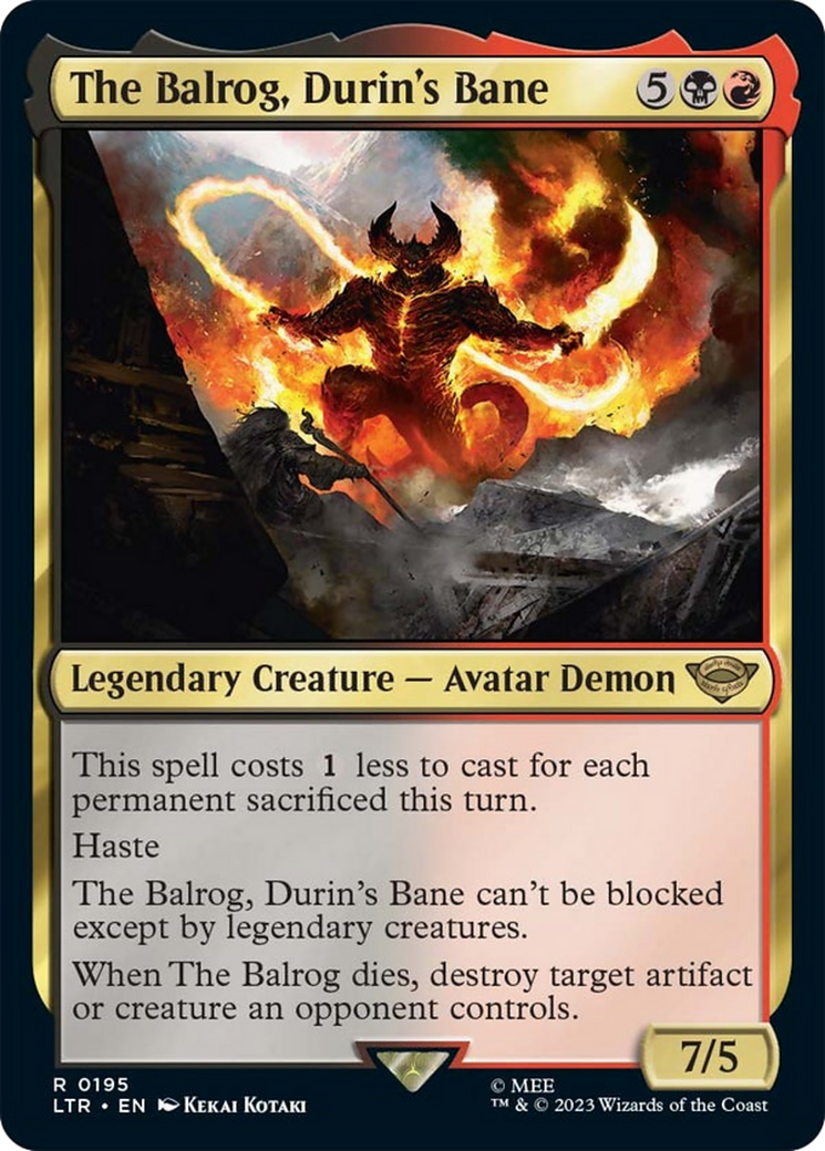 The Balrog, Durin's Bane [The Lord of the Rings: Tales of Middle-Earth] | Gaming Infinity