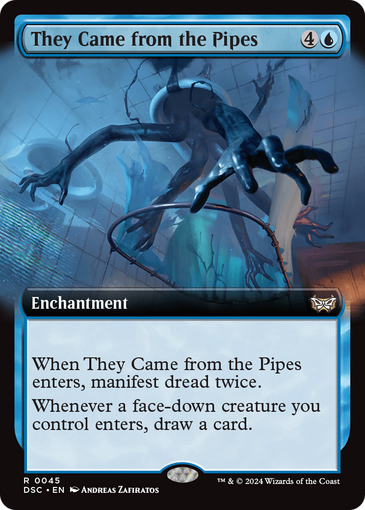 They Came from the Pipes (Extended Art) [Duskmourn: House of Horror Commander] | Gaming Infinity