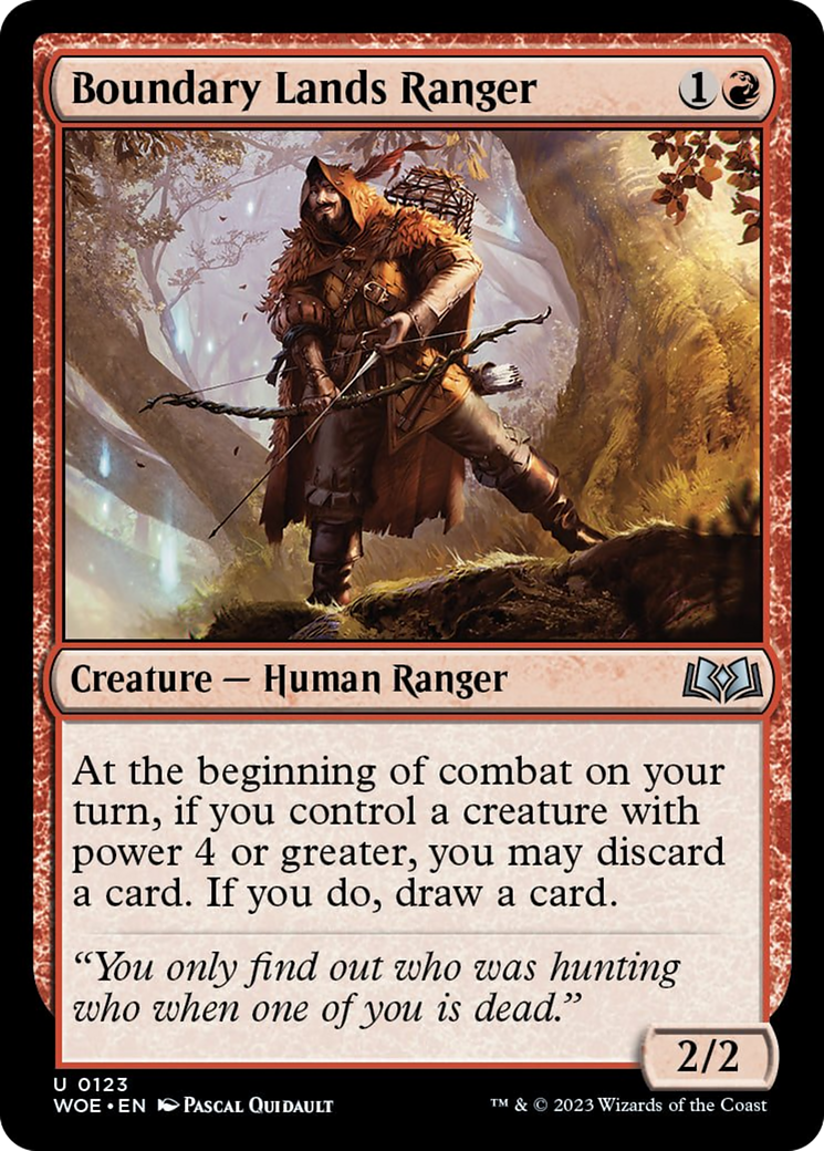 Boundary Lands Ranger [Wilds of Eldraine] | Gaming Infinity