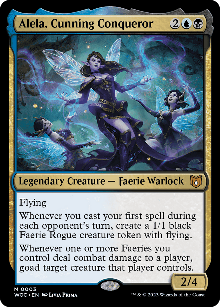 Alela, Cunning Conqueror [Wilds of Eldraine Commander] | Gaming Infinity
