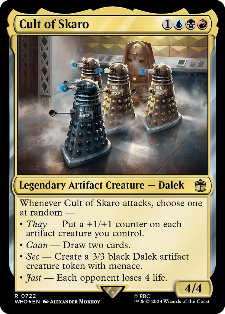 Cult of Skaro (Surge Foil) [Doctor Who] | Gaming Infinity