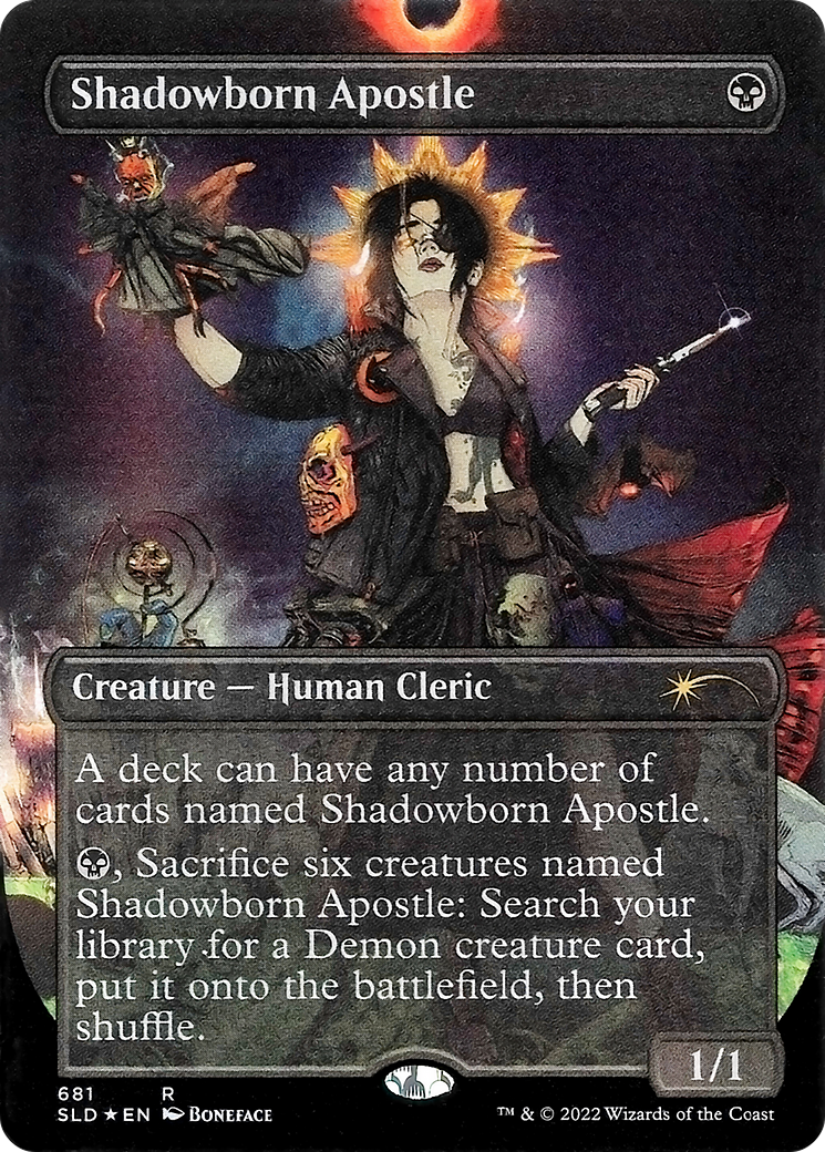 Shadowborn Apostle (681) (Borderless) [Secret Lair Drop Promos] | Gaming Infinity